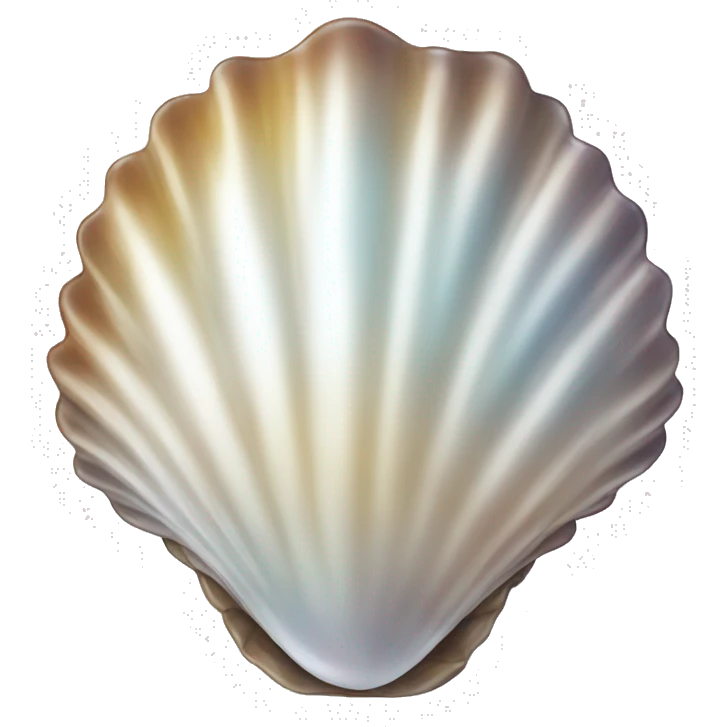 Pearl shell emoji