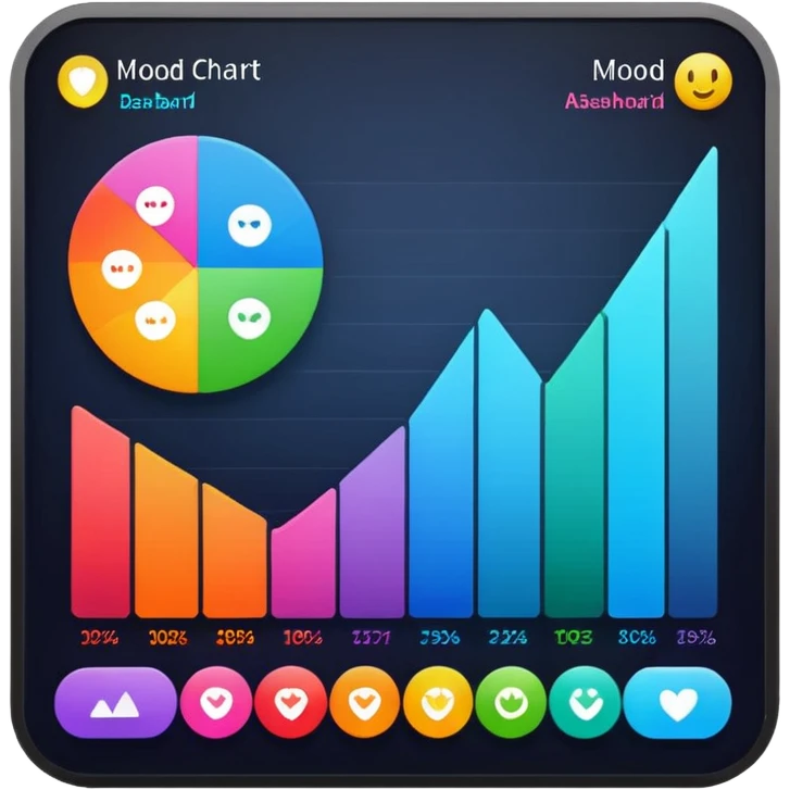 Mood chart dashboard emoji