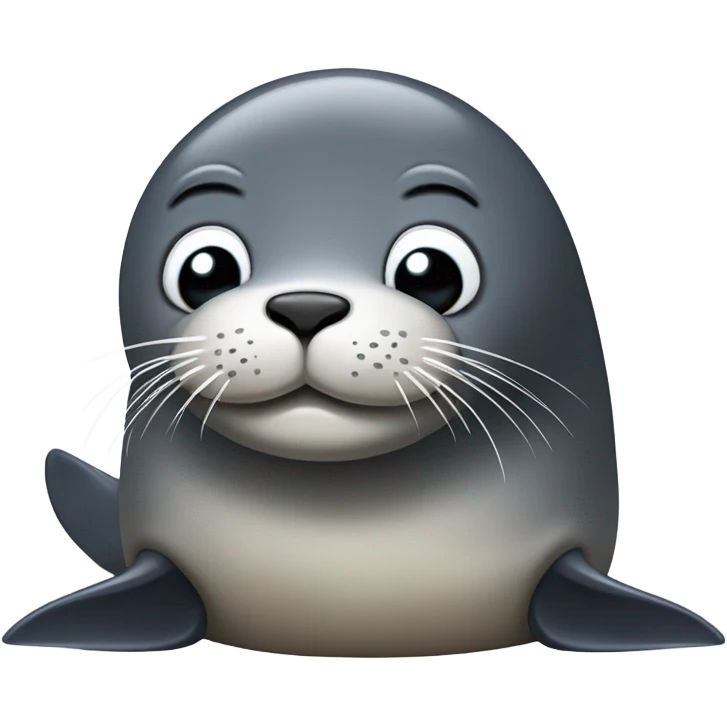tired seal lying down emoji