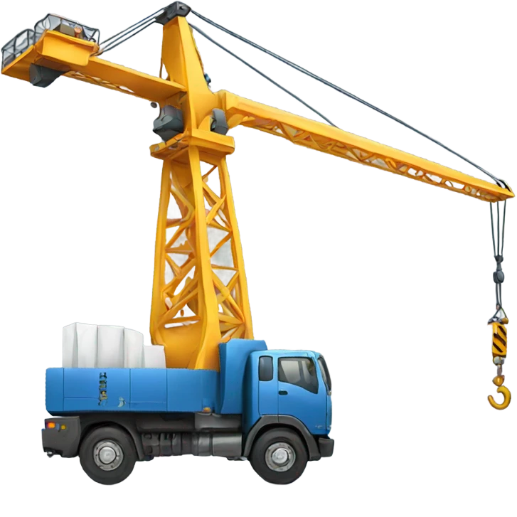 Crane lifting emoji