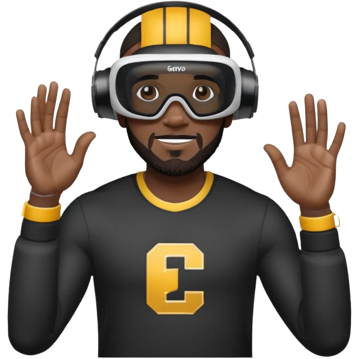 lebron james playing vr emoji