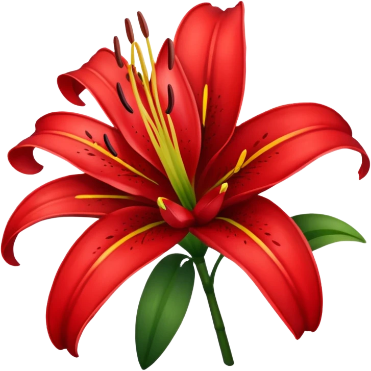 Red Lily emoji