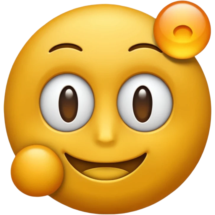 Изображение кубка в 3D формате, светло-оранжевого цвета  emoji