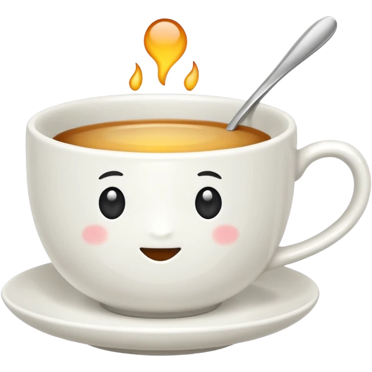 A tea cup emoji