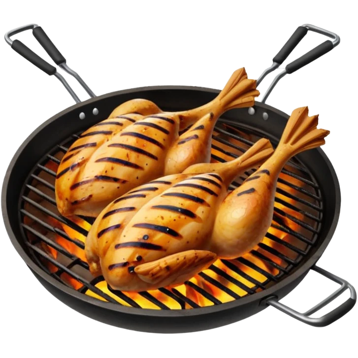 Grilled chicken emoji