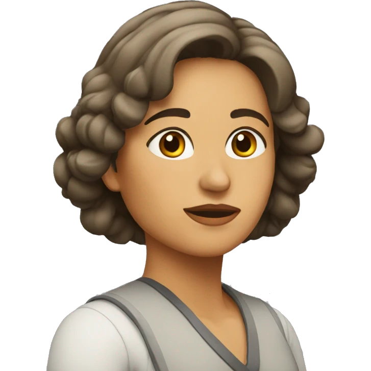 Mujer pensando  emoji