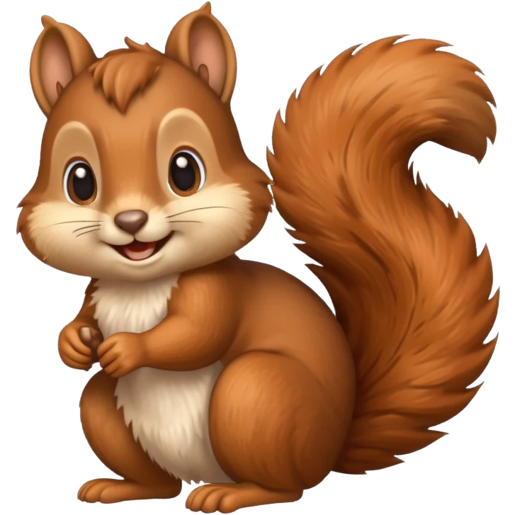 Happy Squirrel  emoji