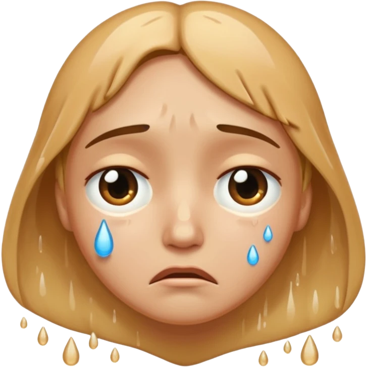 A sad face emoji