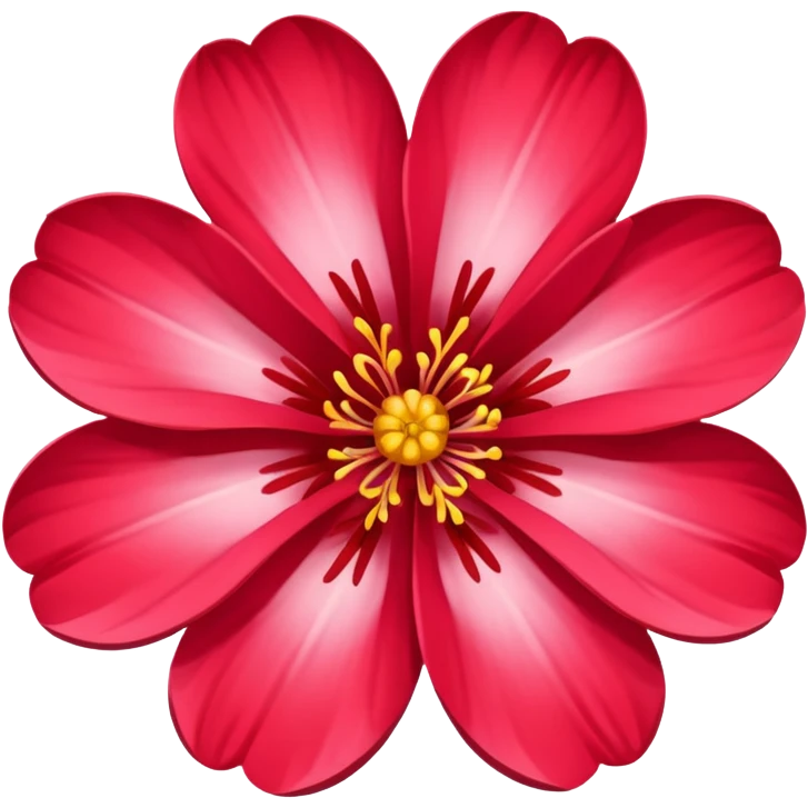 Red sakura emoji