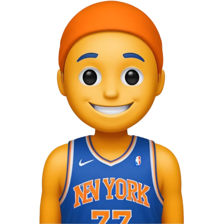 Smiley icon new york knicks emoji