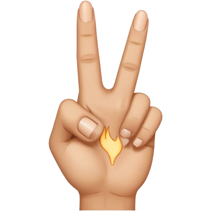 Middle finger emoji