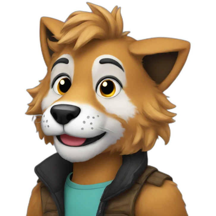 man in a FURSUIT emoji