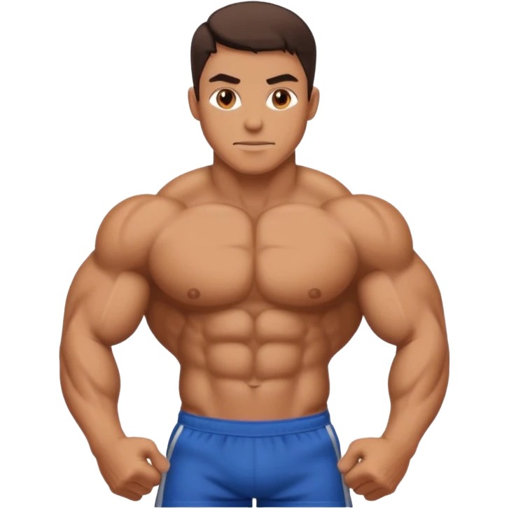 The rock physique emoji
