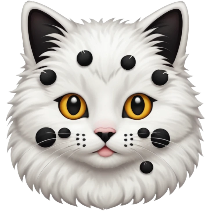 polka dots cat emoji