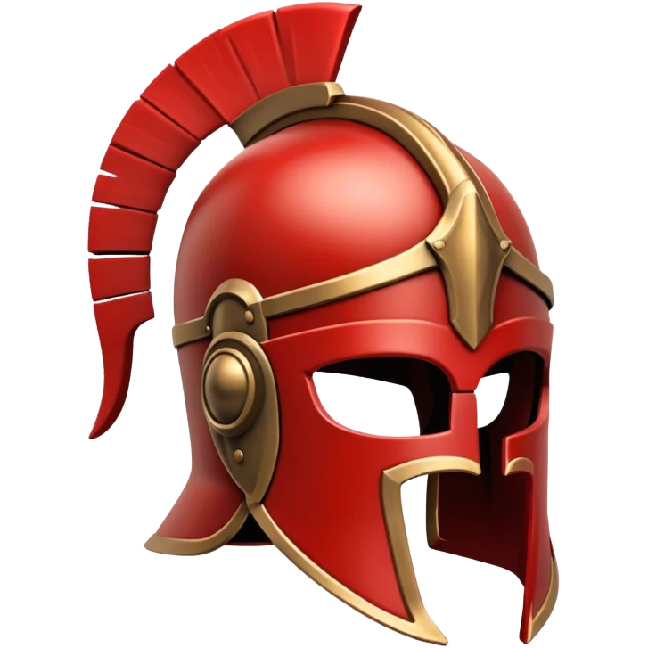 Gladiator Helmet red emoji