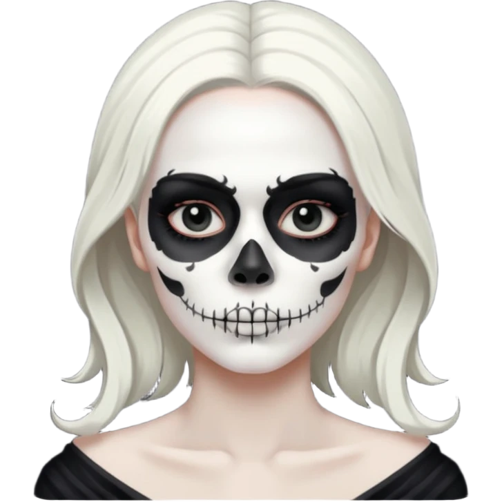 Skullface emoji