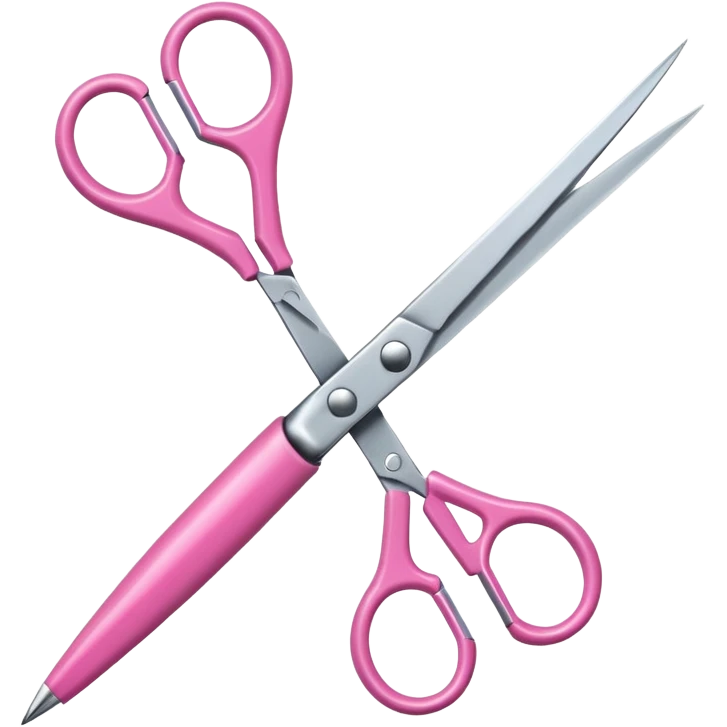 scissor pink emoji
