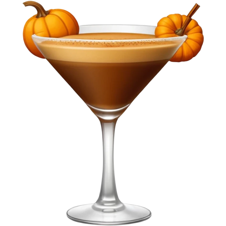Pumpkin espresso martini  emoji