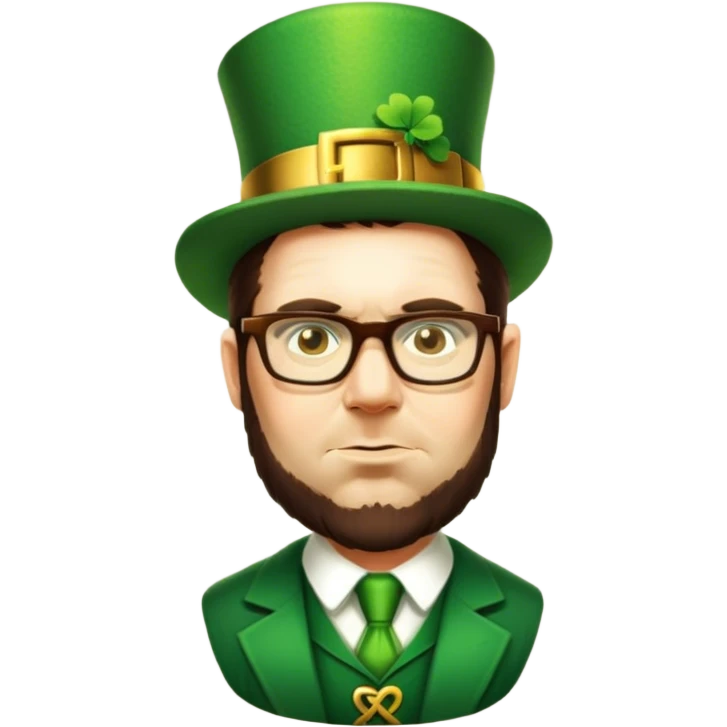 Celebratory Leprechaun emoji