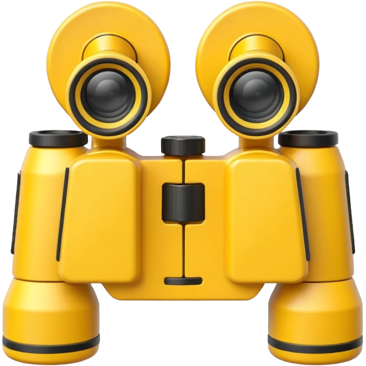 Yellow Binoculars emoji