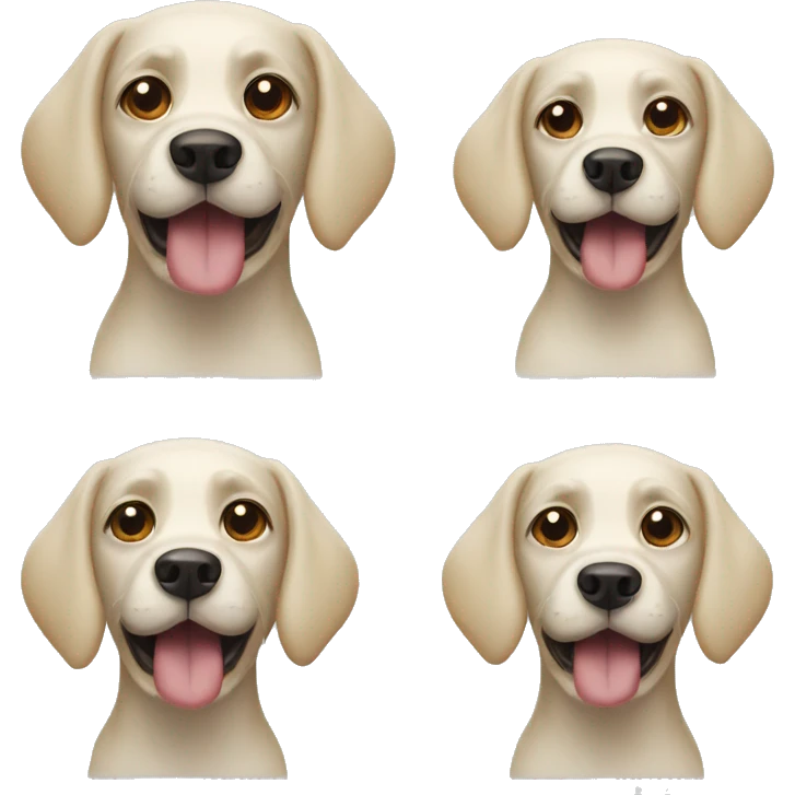 Dog vanilla  emoji