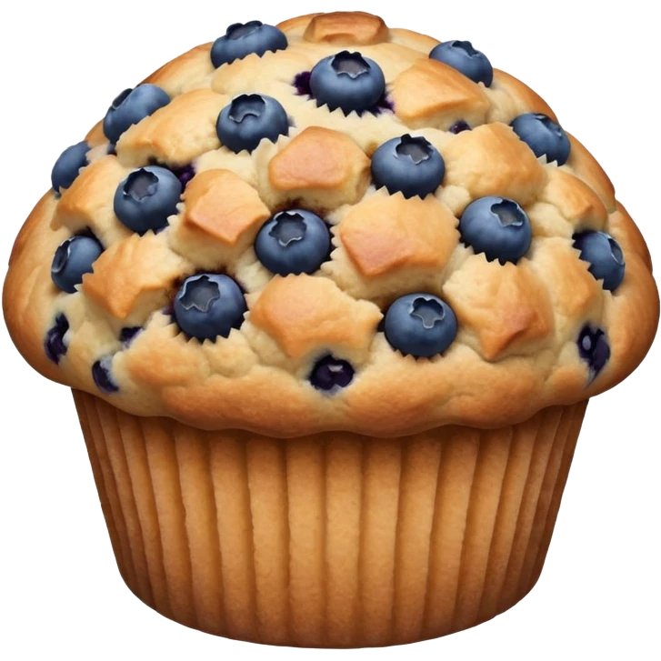 blueberry muffin emoji