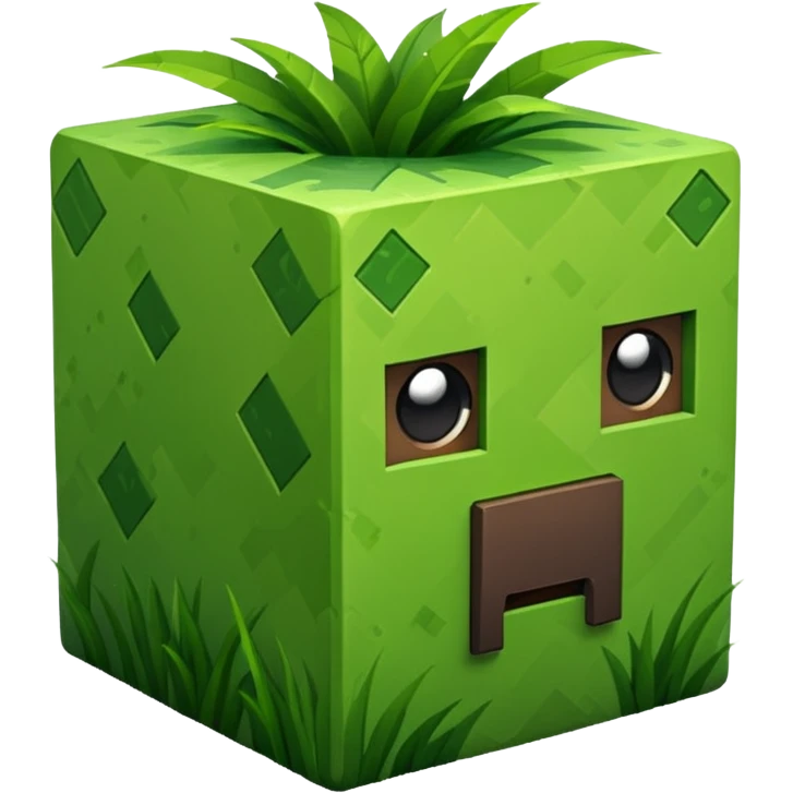 minecraft grass block emoji