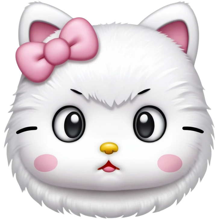 Sad hello kitty emoji