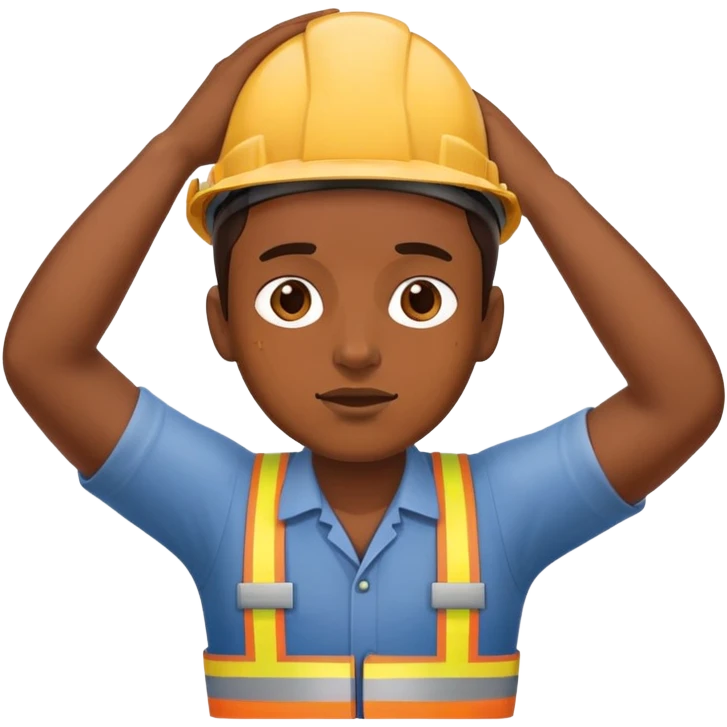 labour worker fainted emoji