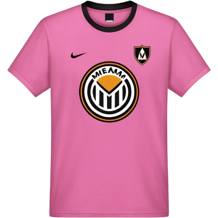 Una remera del Inter de Miami rosa emoji