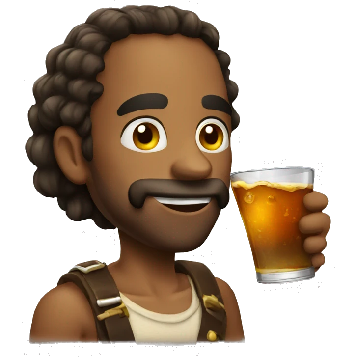 drinking rum emoji