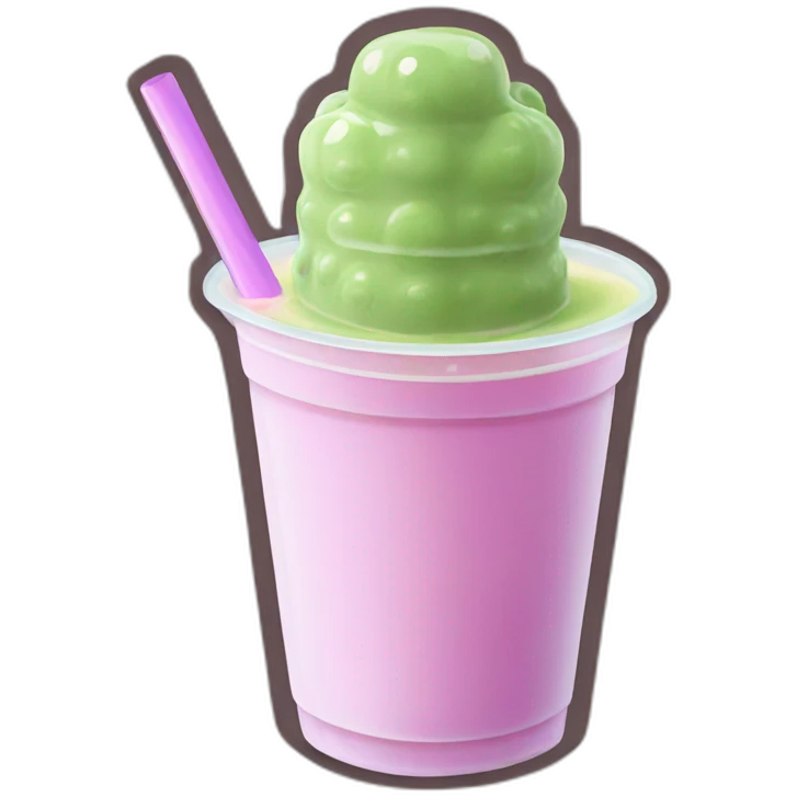 bubble tea matcha emoji