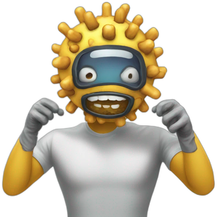 techono virus emoji