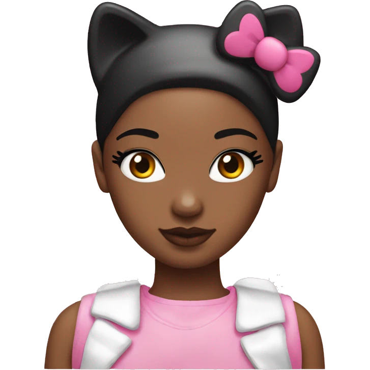 Hello Kitty makeup vanity emoji