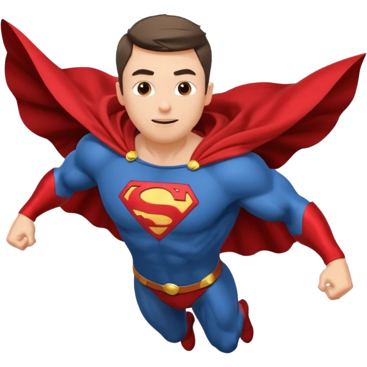 guy flying without powers emoji