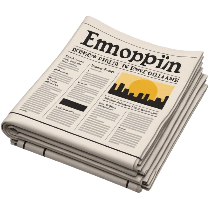 Newspaper emoji