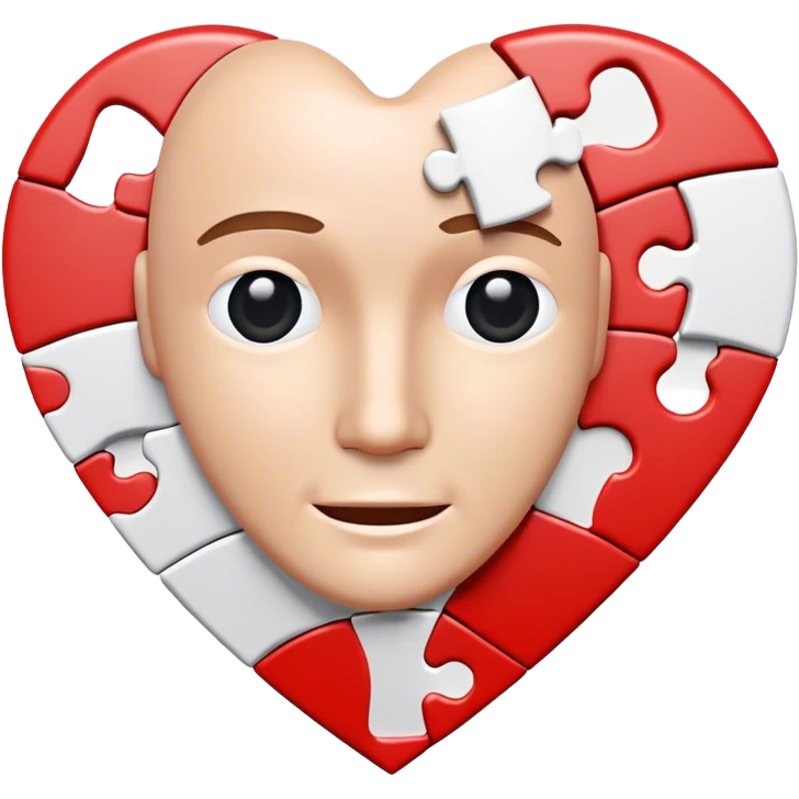 Andrew puzzle heart emoji