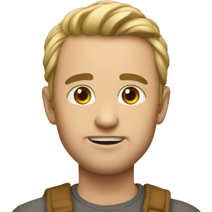 Мальчик который прикусывает губу emoji