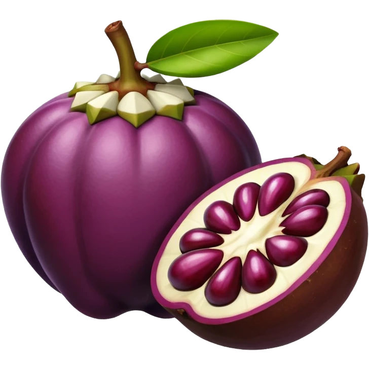 Mangosteen  emoji
