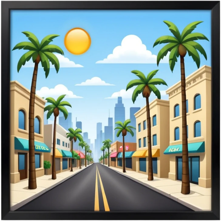 Hollywood Street emoji