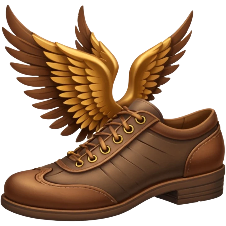 winged shoes emoji