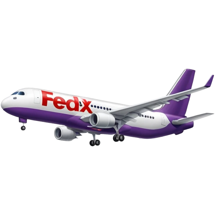 FedEx airplane emoji