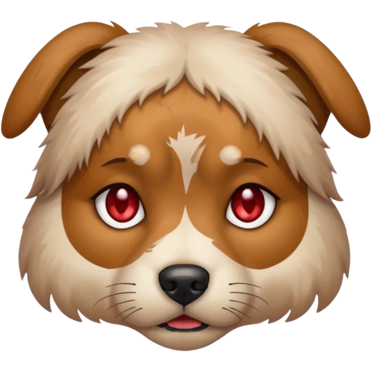 bleeding dog emoji