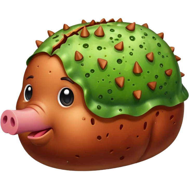 rotting ham emoji