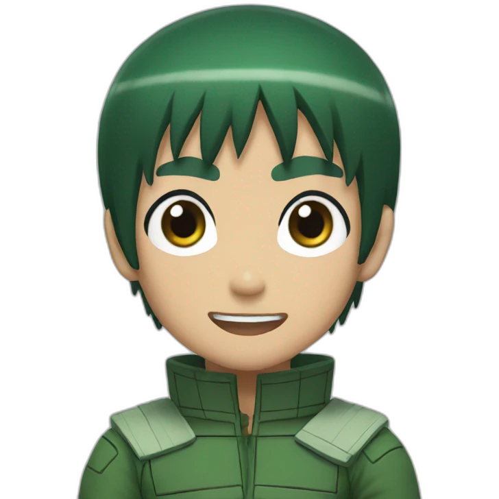 Rock Lee smiling emoji