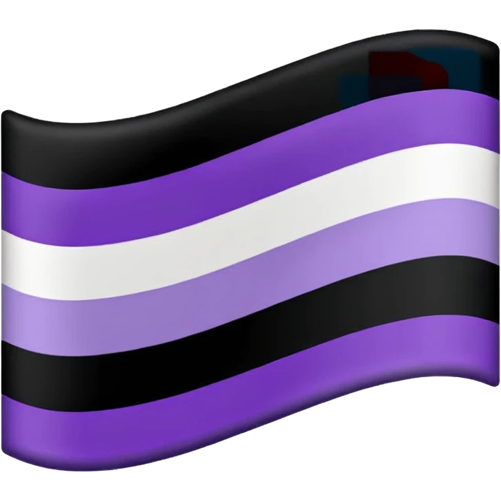 Asexual Pride flag emoji emoji