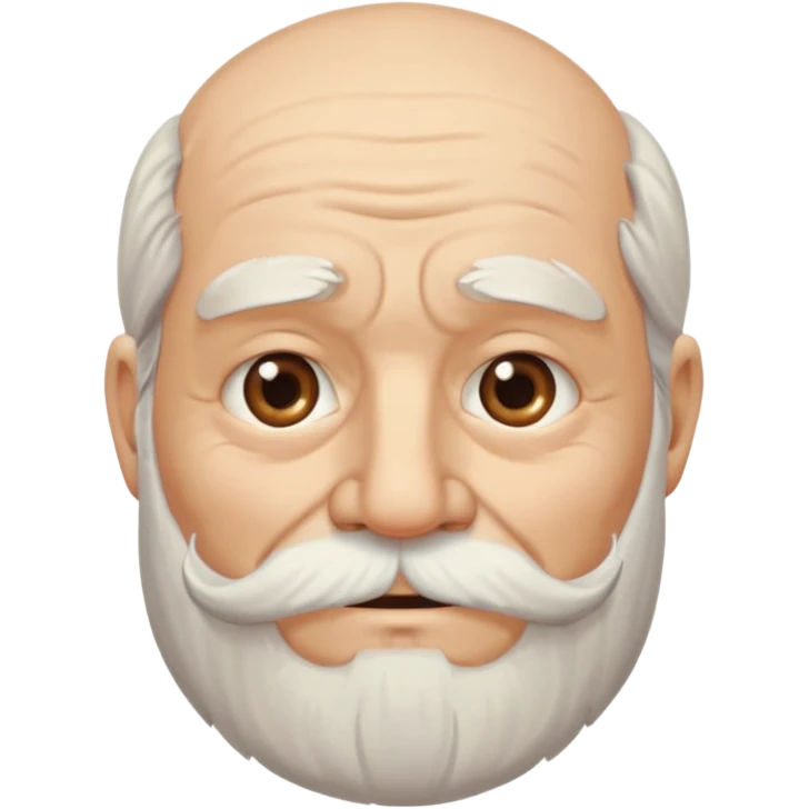 Old man stroking his beard emoji
