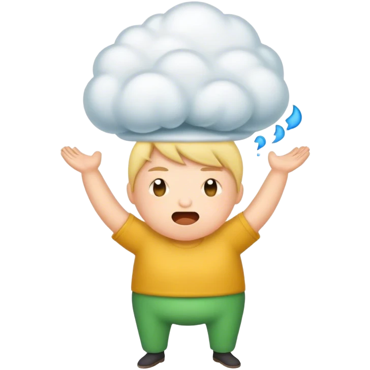 Tee hee whilst farting emoji