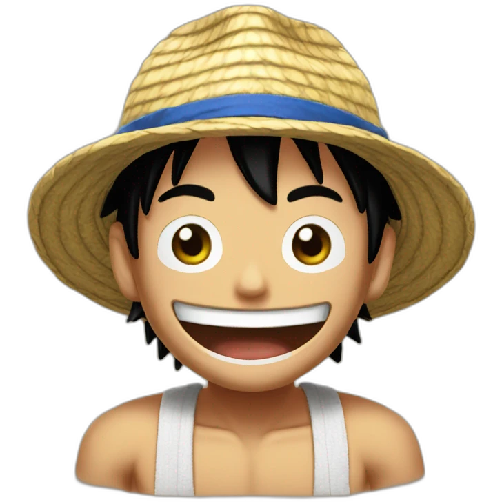 luffy with hat emoji