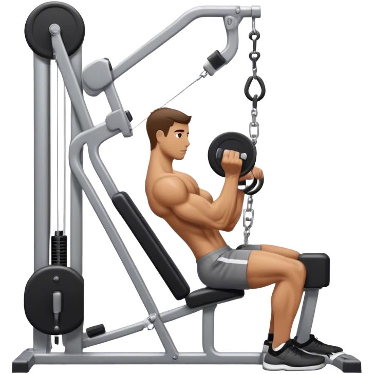 side-view man cable-machine tricep-pushdown emoji
